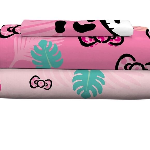 Hello Kitty 3-PC Microfiber Twin Sheet Set - Picture 8 of 13